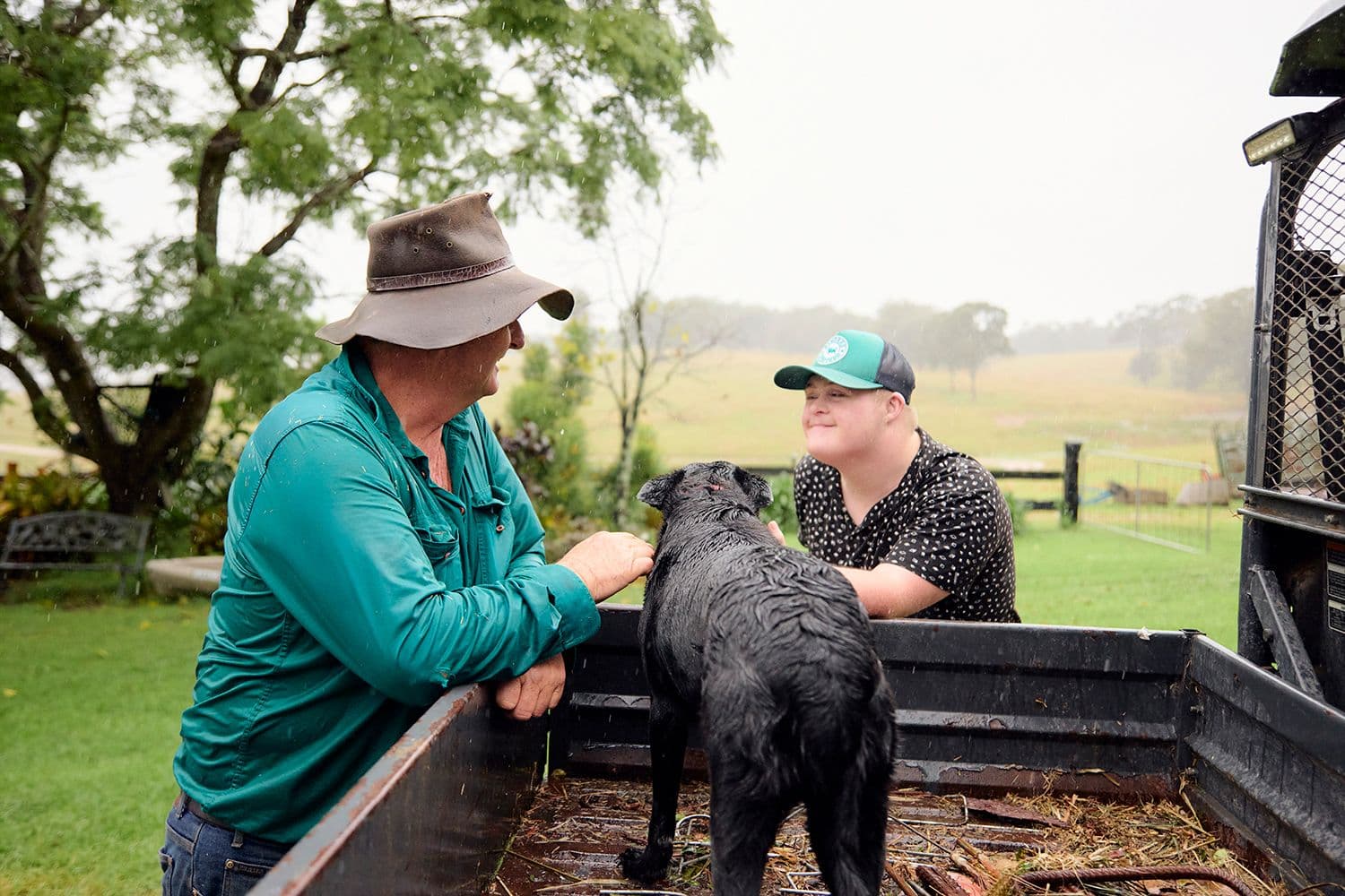 eSaver Account - Man with disabled son on farm